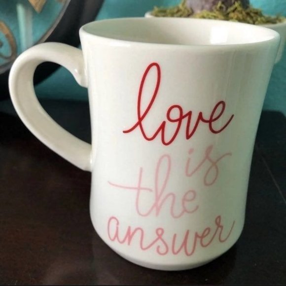 NEW Opalhouse Love Is The Answer Mug - Picture 2 of 3